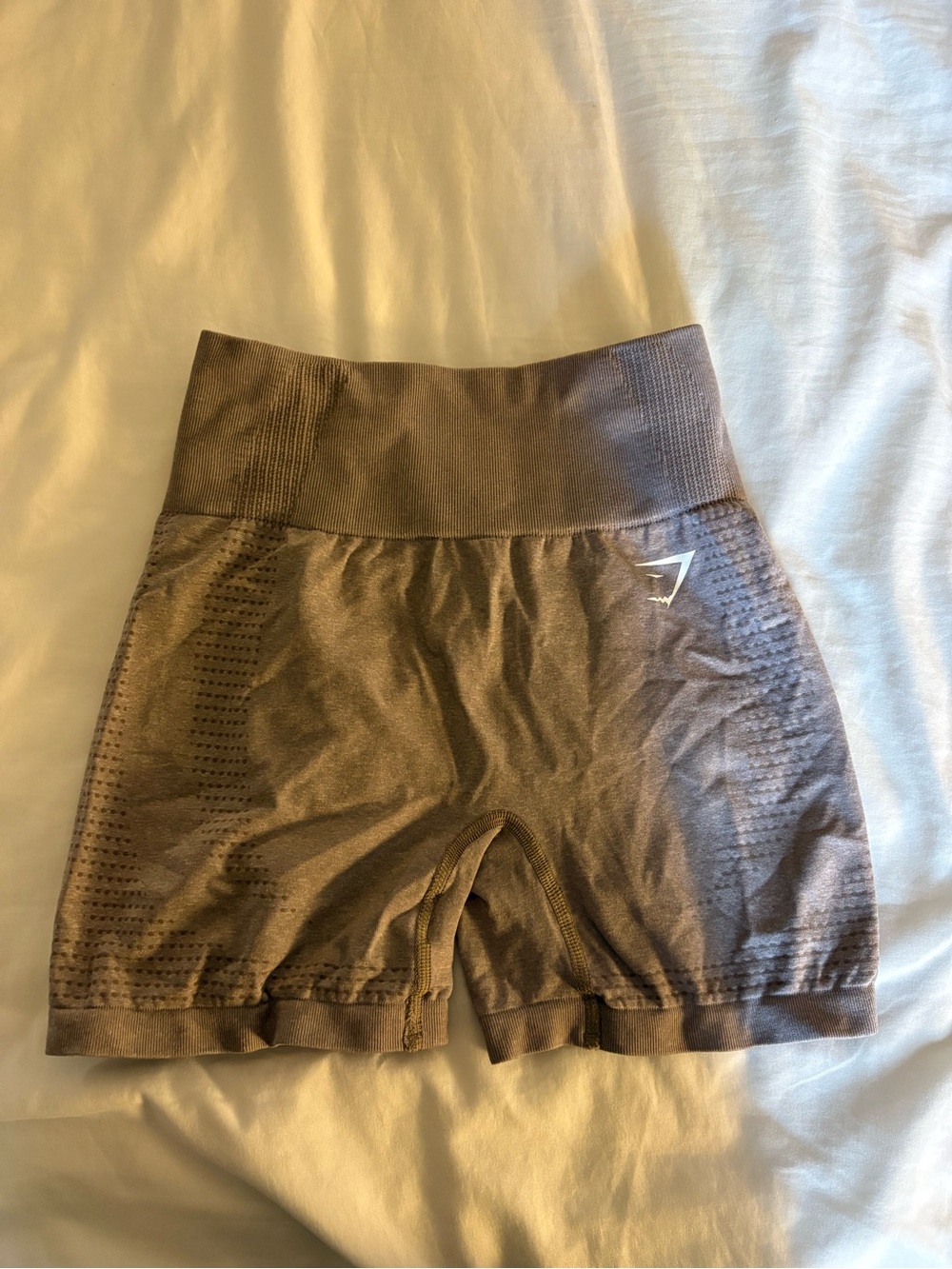 Gymshark High-Waisted Seamless Shorts - Brown